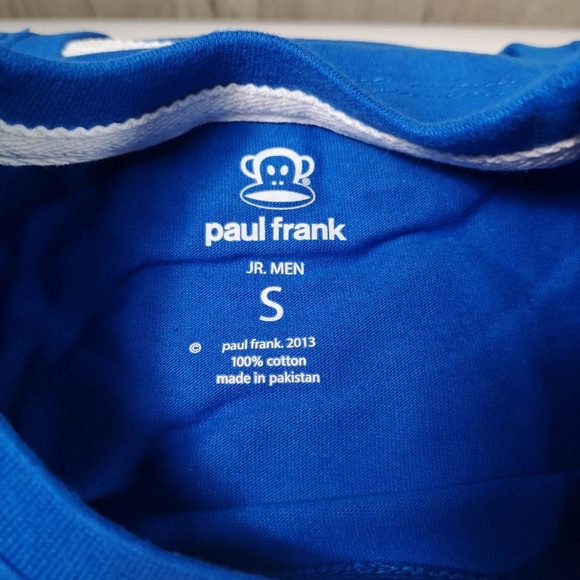 JR Men's Blue Paul Frank Cotton Graphic Tees - Picture 7 of 8